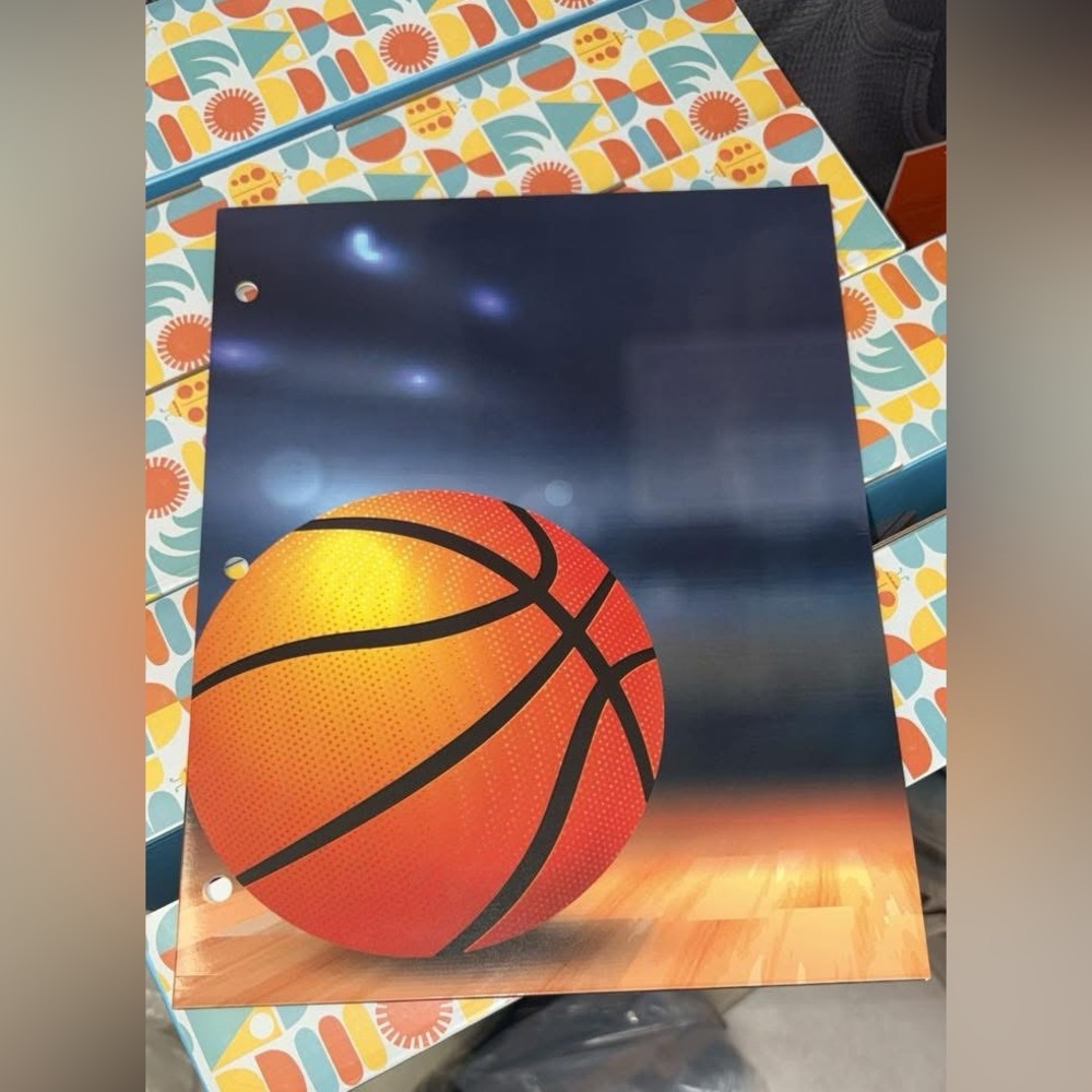 6 basketball folders